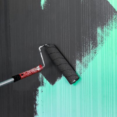 Roller Brush Painting Roller Brush Painting